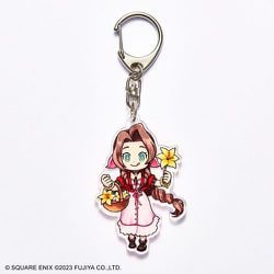 「超希少」ガチャ王　ファイナルファンタジー7　エアリス　クリアキーホルダー 超希少」ガチャ王ファイナルファンタジー7エアリスクリア