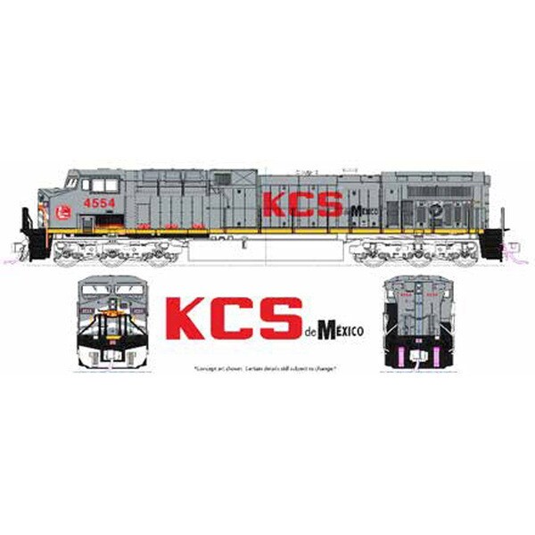 176-7046 Nゲージ 完成品 （N）GE AC4400CW KCS de Mexico ＃4555 [鉄道模型]