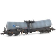 09132062 Nゲージ 完成品 （N）Zafns形タンク貨車 （グレー） KVG ウェザリング [鉄道模型]