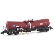 09132063 Nゲージ 完成品 （N）Zafns形タンク貨車 （茶） KVG [鉄道模型]