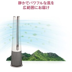 LG ベージュ 3in1 空気清浄送風機 PuriCare AeroTower PuriCare™ AeroTower™ Air Purifier Heating - U10CS1H | LG USA