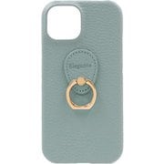 HP-IP15-BG [iPhone 15 用 ケース 本革 Posh ポッシュ ハードケース エレガンテ Elegante/ブルーグレー]