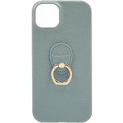 HP-IP15PS-BG [iPhone 15 Plus 用 ケース 本革 Posh ポッシュ ハードケース エレガンテ Elegante/ブルーグレー]