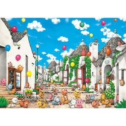 500-316 芳岡ひでき アルベロベッロ キャッツ [ジグソーパズル 500ピース]