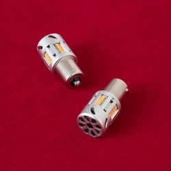 WR02-S2515-AM [ジュエルLED抵抗内蔵ウインカーバルブ S25ピン角150°2個]