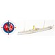 MYG2301 1/700 日本海軍 通報艦 八重山 1890 （宮沢模型流通限定） [組立式プラスチックモデル]
