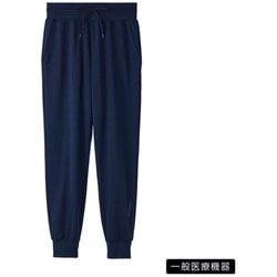 スタンダードドライ＋ ジョガーパンツ レディース リカバリーウェア ロングパンツ ネイビー Mサイズ 一般医療機器 6582
