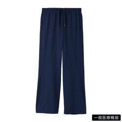 スタンダードドライ＋ フレアパンツ レディース リカバリーウェア ロングパンツ ネイビー XLサイズ 一般医療機器 6583