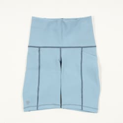 スムースハイライズハーフレギンス Smooth High Rise Half Leggings GCW14160 ブルースレート BX サイズ3 [コンディショニングウェア レギンス レディース]