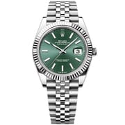 デイトジャスト41 ミントグリーン ジュビリーブレス 並行輸入品 5年保証 126334