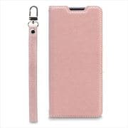 CR_X55CSPLNU_CW [Xperia 5 V 対応 ケース 手帳型/カード 収納/ストラップ/スタンド レザー スマホケース NU シャンパンローズ×ホワイト]