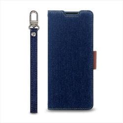 CR_X55CSDNNJ_ID [Xperia 5 V 対応 ケース 手帳型/カード 収納/ストラップ/スタンド デニム スマホケース NU JEANS インディゴ]