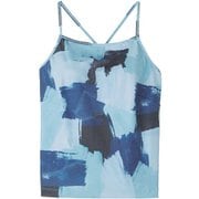 ストレッチキャミソール STRETCH CAMISOLE DC124105 スモークブルー(KE) Mサイズ [フィットネス ヨガ カップ付きシャツ レディース]