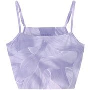スキニッシュプリントブラ SKINISH PRINT BRA DC124903P ラベンダー(LA) Mサイズ [スポーツブラ]