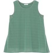 シアーライトレイヤードタンク SHEER LIGHT LAYERED TANK DC524101 アースエメラルド(EE) Lサイズ [フィットネス ヨガ シャツ レディース]