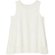 シアーライトレイヤードタンク SHEER LIGHT LAYERED TANK DC524101 ジャスミンホワイト(JW) Mサイズ [フィットネス ヨガ シャツ レディース]