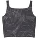 ダンスキンアロンジェプリントミドルトップ DANSKIN ALLONGE PRINT MIDDLE TOP DC124102P ブラック(K) Lサイズ [フィットネス ヨガ シャツ レディース]