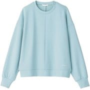 グリーンウェイロングスリーブスウェット GREENWAY L/S SWEAT DC523304 エンジェルブルー AB Lサイズ [フィットネス ヨガ スウェット レディース]