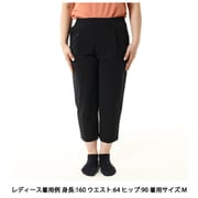 エッセンシャルフィットクロップドパンツ ESSENTIAL FIT CROPPED PANTS DC424102 ブラック K Mサイズ [フィットネス ヨガ パンツ レディース]