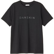 プリントショートスリーブティー PRINT S/S TEE DC724107 ブラック K Lサイズ [フィットネス ヨガ シャツ レディース]