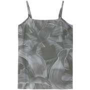 スキニッシュプリントキャミソール SKINISH PRINT CAMISOLE DC124107P ドルフィングレー(DL) Sサイズ [フィットネス ヨガ カップ付きシャツ レディース]
