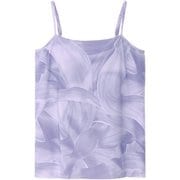 スキニッシュプリントキャミソール SKINISH PRINT CAMISOLE DC124107P ラベンダー(LA) Sサイズ [フィットネス ヨガ カップ付きシャツ レディース]