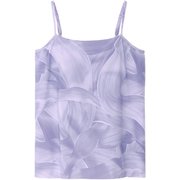 スキニッシュプリントキャミソール SKINISH PRINT CAMISOLE DC124107P ラベンダー(LA) Mサイズ [フィットネス ヨガ カップ付きシャツ レディース]