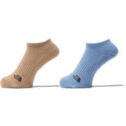 TNF ロゴ 2P ショート ユニセックス ソックス （UI） Mサイズ（25-27cm） NN82311