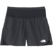 フリーランスパートショーツ Free Run Spurt Short NBW42490 ST ブラック K Mサイズ [ランニングウェア ショートパンツ レディース]