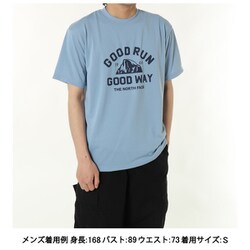ノースフェイス　ショートスリーブフリーランスパイラルクルー(Sサイズ) THE NORTH FACE ザ・ノースフェイス メンズ ランニング 半袖T