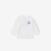 ロングスリーブスリーブグラフィックティー B L/S Sleeve Graphic Tee NTB32334 ホワイト2(WW) 80サイズ [アウトドア トップス ベビー]
