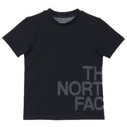ショートスリーブエンジニアードビッグロゴクルー S/S Engineered Big Logo Crew NTJ32471 ブラック(K) 130サイズ [アウトドア トップス 半袖 キッズ]