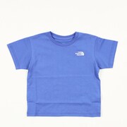 ショートスリーブネバーストップアイエヌジーティー S/S NEVER STOP ING Tee NTJ32435 ソーラーブルー SO 130サイズ [アウトドア トップス 半袖 キッズ]