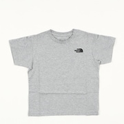 ショートスリーブネバーストップアイエヌジーティー S/S NEVER STOP ING Tee NTJ32435 ミックスグレー Z 100サイズ [アウトドア トップス 半袖 キッズ]