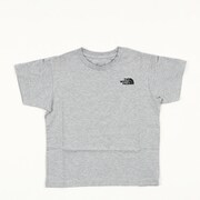 ショートスリーブネバーストップアイエヌジーティー S/S NEVER STOP ING Tee NTJ32435 ミックスグレー Z 130サイズ [アウトドア トップス 半袖 キッズ]