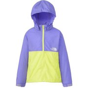 コンパクトジャケット Compact Jacket NPJ72310 オプティックバイオレット×レモンイエロー OL 130サイズ [アウトドア ジャケット キッズ]