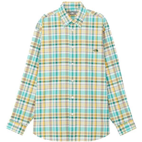 ザ・ノース・フェイス THE NORTH FACEロングスリーブマドラスシャツ L/S Madras Shirt NR12431 GS XLサイズ [アウトドア シャツ ユニセックス]Ω