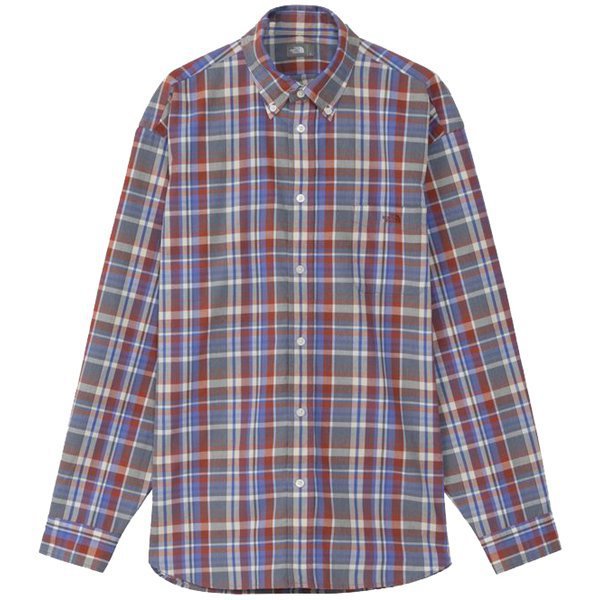 ザ・ノース・フェイス THE NORTH FACEロングスリーブマドラスシャツ L/S Madras Shirt NR12431 IG Mサイズ [アウトドア シャツ ユニセックス]Ω