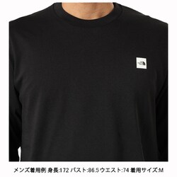 ✨着回し抜群❗️ノースフェイスM メンズロンT 長袖 ボックスロゴ黒ブラック! THE NORTH FACE ネコポス発送！送料無料 ノースフェイス 長袖T