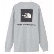 ロングスリーブバックスクエアロゴティー L/S Back Square Logo Tee NT32442 ミックスグレー(Z) Mサイズ [アウトドア カットソー メンズ]