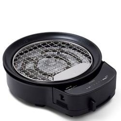 卓上調理器 おうちいろり 焼き網・深皿・ボールプレート付属 ヒータ式 丸型 火力5段階調節 SQ-D151
