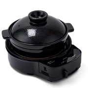 卓上調理器 おうちいろり 土鍋・蒸し皿・焼き網・深皿・ボールプレート付属 ヒータ式 丸型 火力5段階調節 SQ-D151D