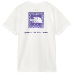 ショートスリーブバンダナスクエアロゴティー レディース カットソー ホワイト（W） Sサイズ NTW32446