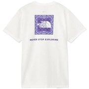 ショートスリーブバンダナスクエアロゴティー レディース カットソー ホワイト(W) Lサイズ NTW32446