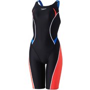 【FINA承認】フレックス シグマ カイ セミオープンバック ニースキン FLEX Σ χ Semi Openback Kneeskin SCW12302F ウォーターメロン×ブルー(WB) Oサイズ [競泳水着 レディース]