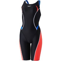 【FINA承認】フレックス シグマ カイ セミオープンバック ニースキン FLEX Σ χ Semi Openback Kneeskin SCW12302F ウォーターメロン×ブルー(WB) XOサイズ [競泳水着 レディース]