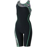 アシンメトリールースンニースキン Asymmetry Loosen Kneeskin SFW12403 グリーン×パープル(GP) Sサイズ [水着 レディース]