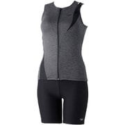 ディアゴナジッププロセパレーツ Diagona Zip Pro Separates SFW32410 ブラックミックス(KX) XOサイズ [水着 レディース]