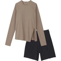 ロングスリーブセパレーツ レディース 水着 フラッグストーン（FS） Lサイズ SFW22430