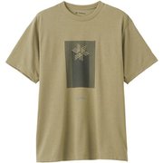 ゴールドウインビジュアルエフェクトティーシャツ GW Visual Effect Print T-shirt GM64113 オークベージュ OE サイズ2 [アウトドア カットソー ユニセックス]
